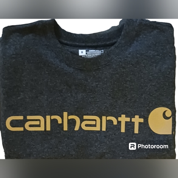 Carhartt tee. Mens. Size: Loose Fit Medium. Dark gray. - Picture 1 of 8